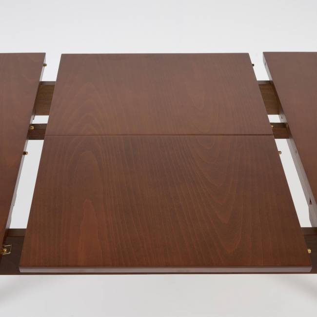 Стол раскладной Pavillion (Павильон) основание бук, столешница мдф, 80x120+40x75см, Коричневый Коричневый основание бук, столешница мдф