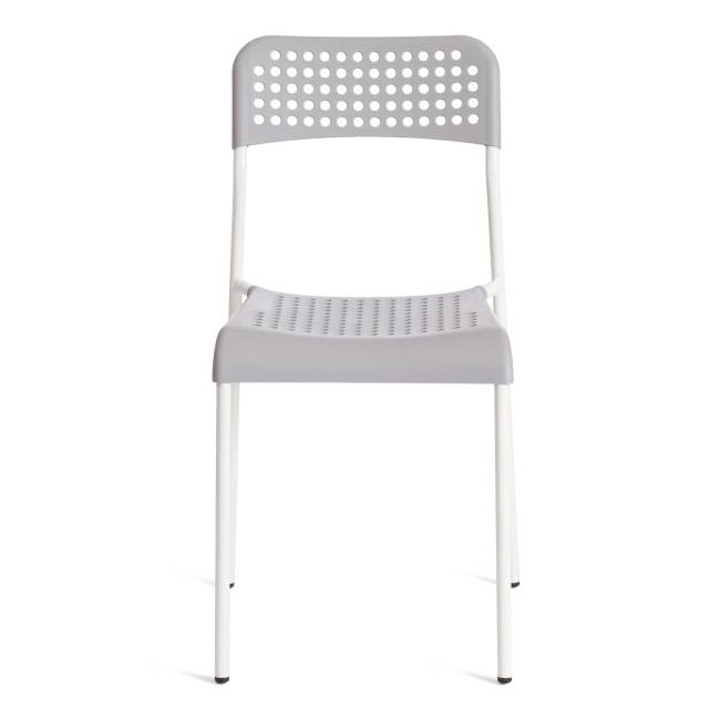 Стул ADDE (mod. C-049) / 1 шт. в упаковке металл/пластик, 39 х 49 х 78 см, Grey (серый) /White (белый) серый, белый металл/пластик Стул ADDE (mod. C-049) / 1 шт. в упаковке металл/пластик, 39 х 49 х 78 см, Grey (серый) /White (белый) серый, белый металл/пластик