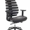 Кресло Everprof Ergo Black (Эрго Блэк) Кожа Черный