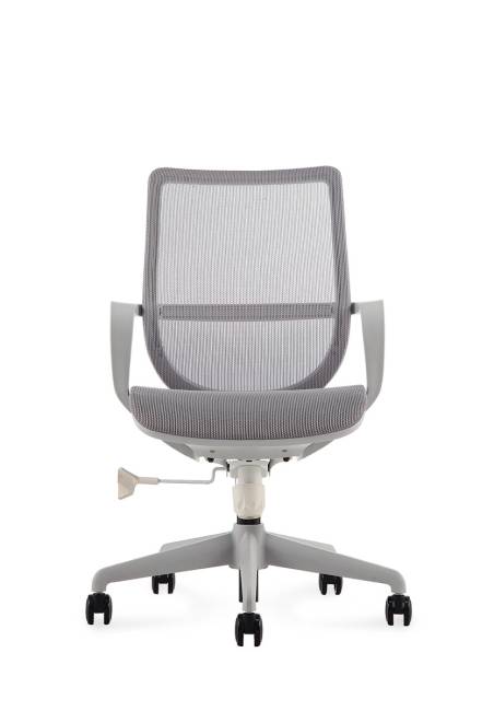 Кресло офисное / Гэлакси gray LB / серый пластик / серая сетка
