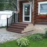 Подступенок универсальный для ступеней DECKRON, DARVOLEX, ECODECK, 147*13*4000 мм, венге