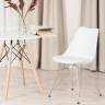 Стул TULIP IRON CHAIR (mod.EC-123) металл/пластик, 54,5*48*83,5см, white (белый) (Комплект из 4 шт.)