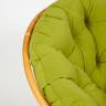 Кресло-качалка PAPASAN/ПАПАСАН w 23/01 B /с подушкой/ 115х78х104 см, Honey (мед), флок Олива, 23