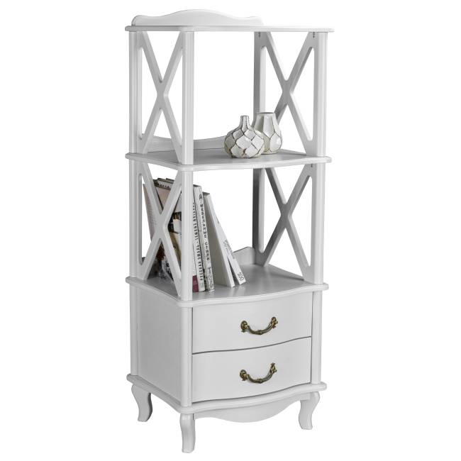 Этажерка Джульетта 2 уровня, молочный дуб Л Этажерка Джульетта 2 уровня, молочный дуб Л