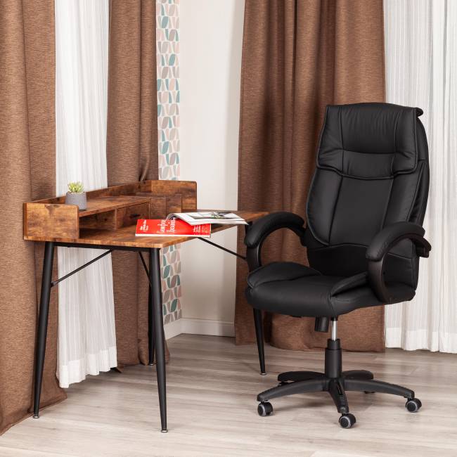 Кресло OREON кож/зам, черный, 36-6 Кресло OREON кож/зам, черный, 36-6