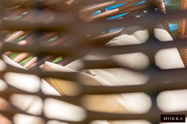 MOKKA MAJORCA подвесное кресло двухместное, цвет капучино MOKKA MAJORCA подвесное кресло двухместное, цвет капучино