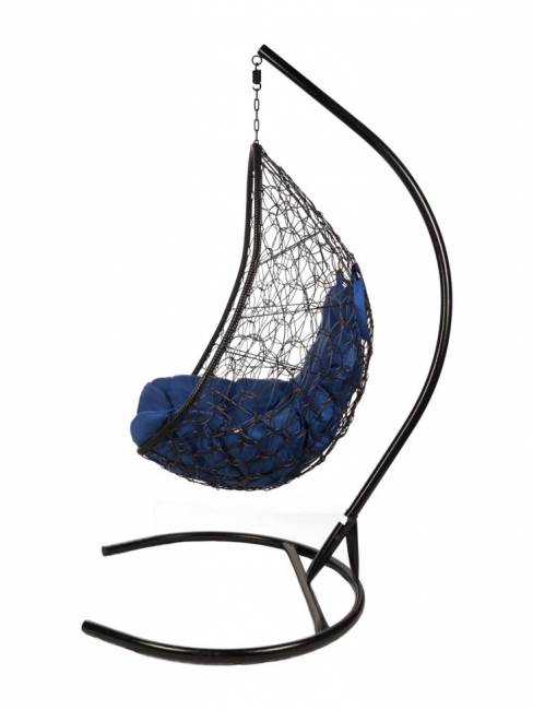 Кресло подвесное Easy синяя подушка
