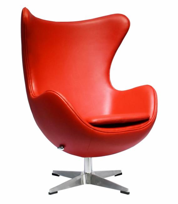 Кресло EGG STYLE CHAIR красный Кресло EGG STYLE CHAIR красный