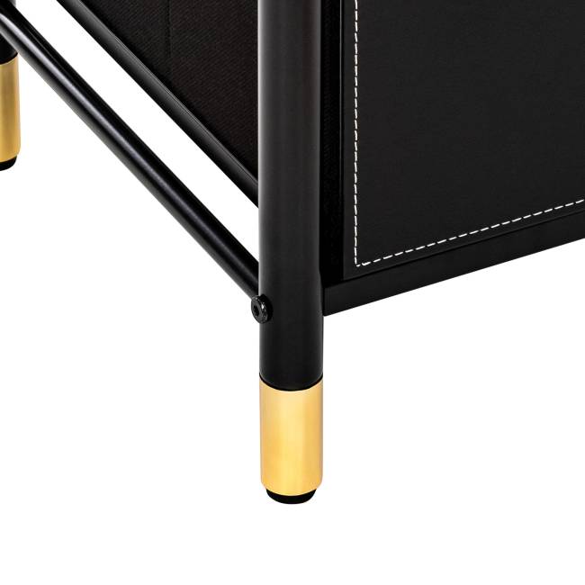 Комод Leset Хайди 2 ящика Чёрный Чёрный