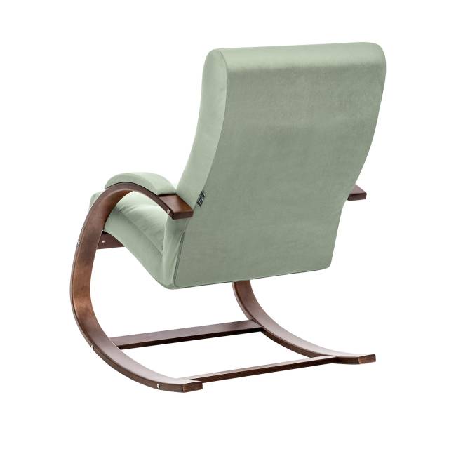 Кресло-качалка Leset Милано Орех текстура V14 бирюзовый Кресло-качалка Leset Милано Орех текстура V14 бирюзовый