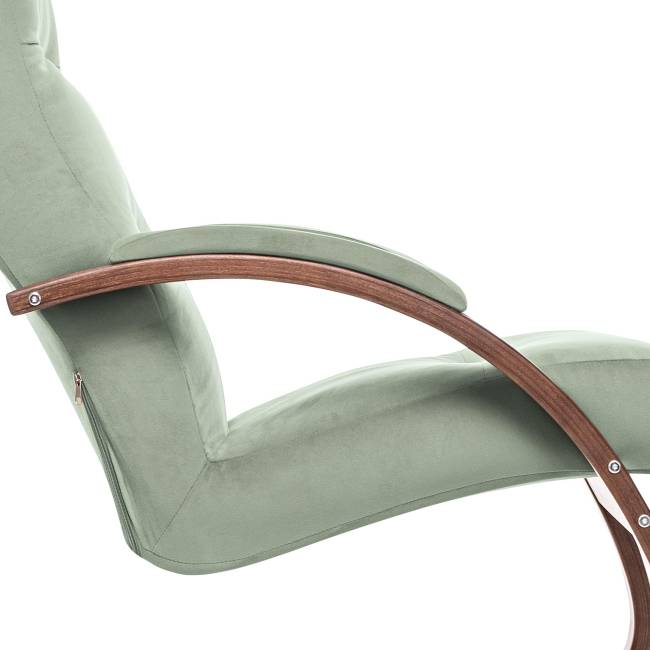 Кресло-качалка Leset Милано Орех текстура V14 бирюзовый Кресло-качалка Leset Милано Орех текстура V14 бирюзовый