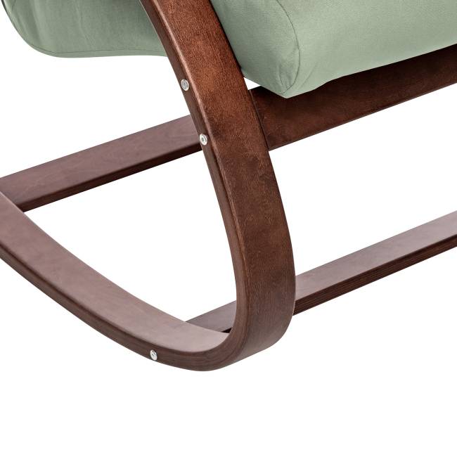 Кресло-качалка Leset Милано Орех текстура V14 бирюзовый Кресло-качалка Leset Милано Орех текстура V14 бирюзовый