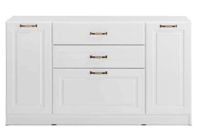 Комод Ливерпуль белый / ясень ваниль НМ-1012-100