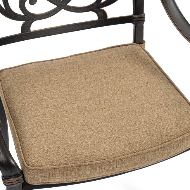 Комплект Secret de Maison Quartet/Квартет (стол+4 стула) алюминиевый сплав, бронзовый (Комплект из 4 шт.) бронза/bronze алюминиевый сплав Комплект Secret de Maison Quartet/Квартет (стол+4 стула) алюминиевый сплав, бронзовый (Комплект из 4 шт.) бронза/bronze алюминиевый сплав