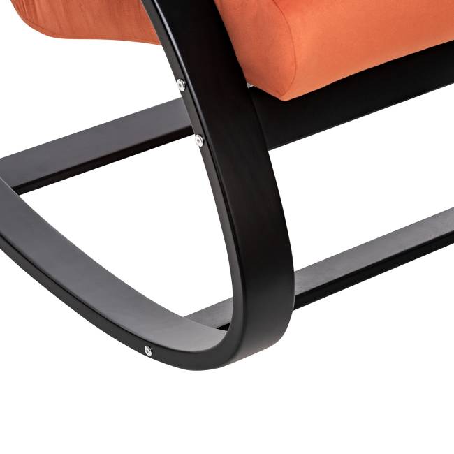 Кресло-качалка Leset Милано Венге V39 оранжевый Кресло-качалка Leset Милано Венге V39 оранжевый