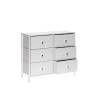 Комод Leset Хайди 6 ящиков Белый Белый