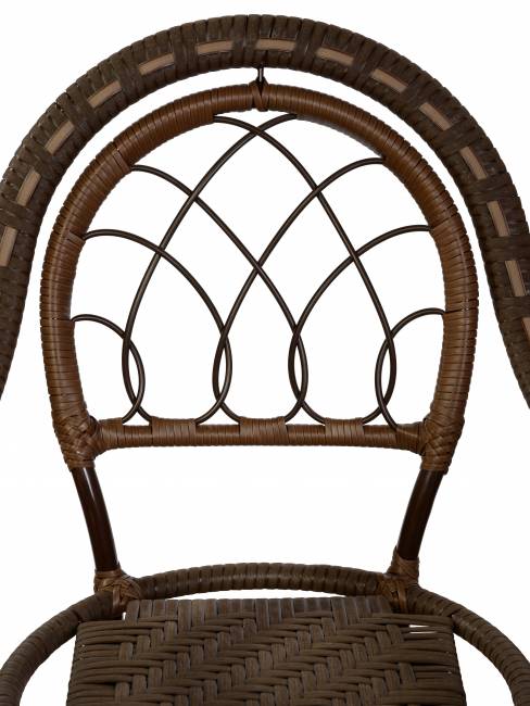 Комплект из искусственного ротанга Java (Ява)-6 (цвет: Орех)