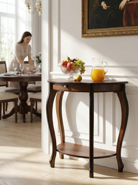 Консоль Элегант орех Л