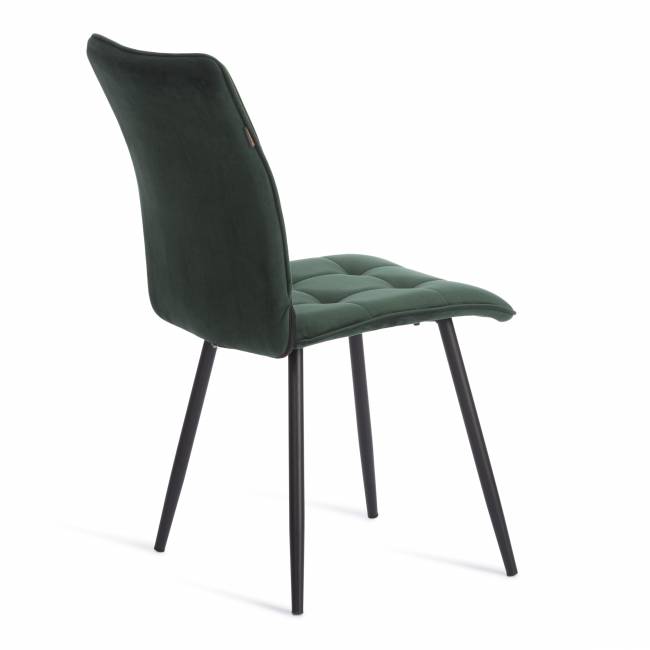 Стул обеденный Bari велюр, 46х55х89, Deep Forest (изумруд) изумрудный велюр