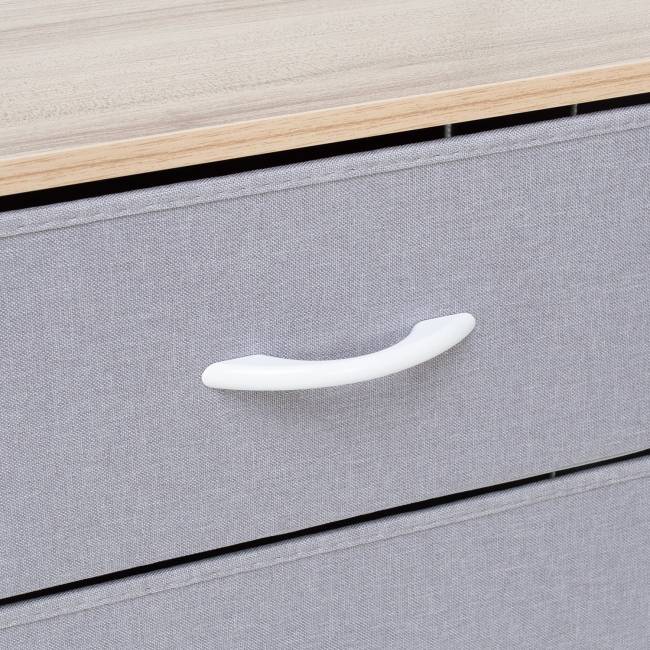 Комод Leset Ноа с вешалкой Белый Светло-серый