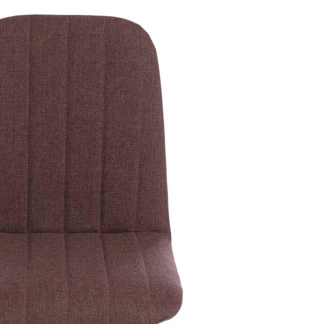 Стул Arc/Арк (1шт.в упаковке) ткань/металл, 46х52х88см, коричневый 01/черный коричневый ткань/металл