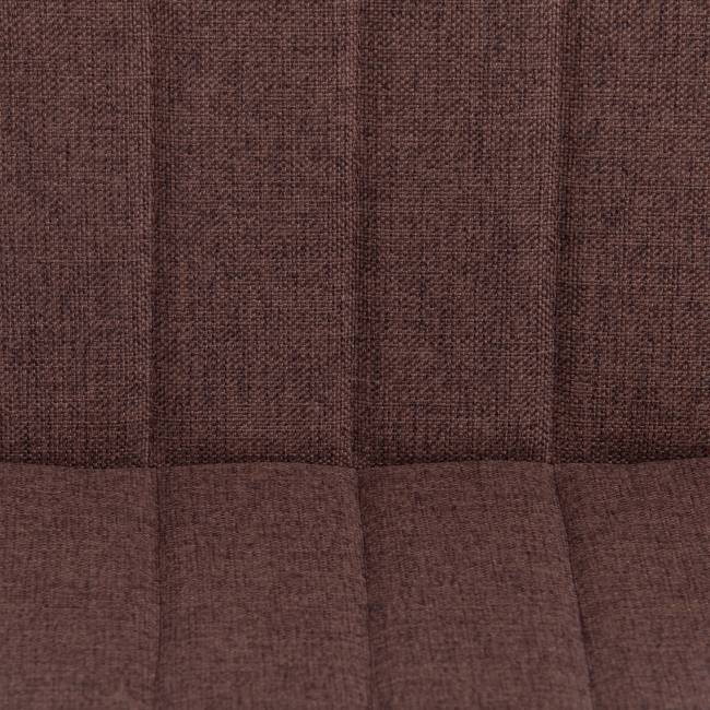 Стул Arc/Арк (1шт.в упаковке) ткань/металл, 46х52х88см, коричневый 01/черный коричневый ткань/металл