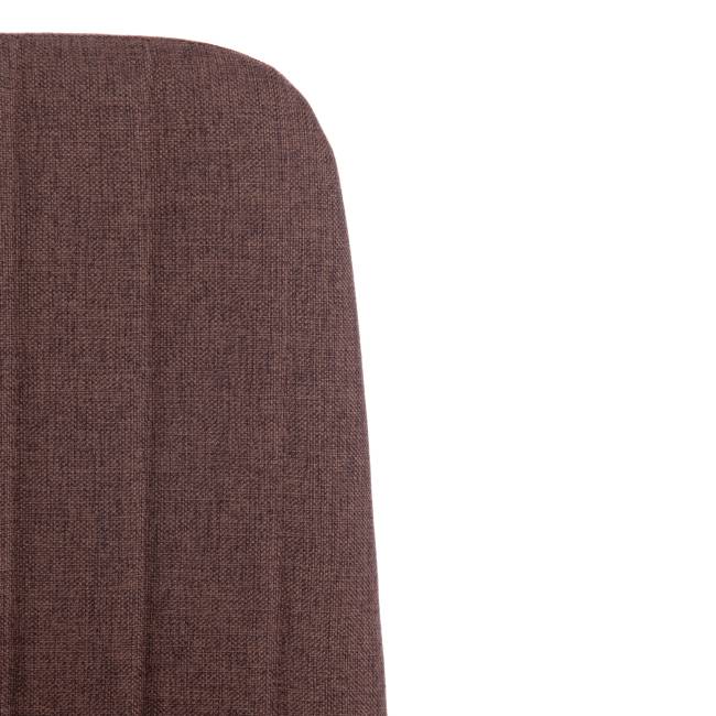 Стул Arc/Арк (1шт.в упаковке) ткань/металл, 46х52х88см, коричневый 01/черный коричневый ткань/металл