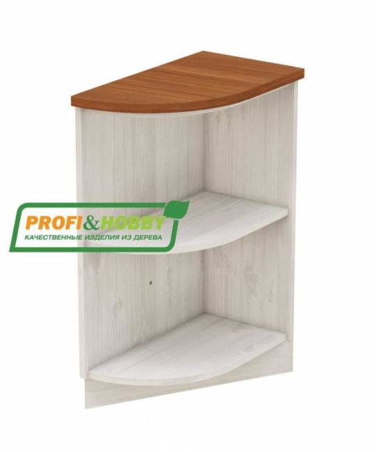 Тумба угловая Заверш 300 х 540 х 720 сосна, без покраски Тумба угловая Заверш 300 х 540 х 720 сосна, без покраски