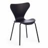 Стул Jacobsen (mod DC 102) / 1 шт. в упаковке чёрный 3010/черный пластик/металл/эко кожа