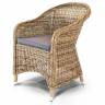 "Равенна" плетеное кресло из искусственного ротанга, цвет соломенный "Равенна" плетеное кресло из искусственного ротанга, цвет соломенный