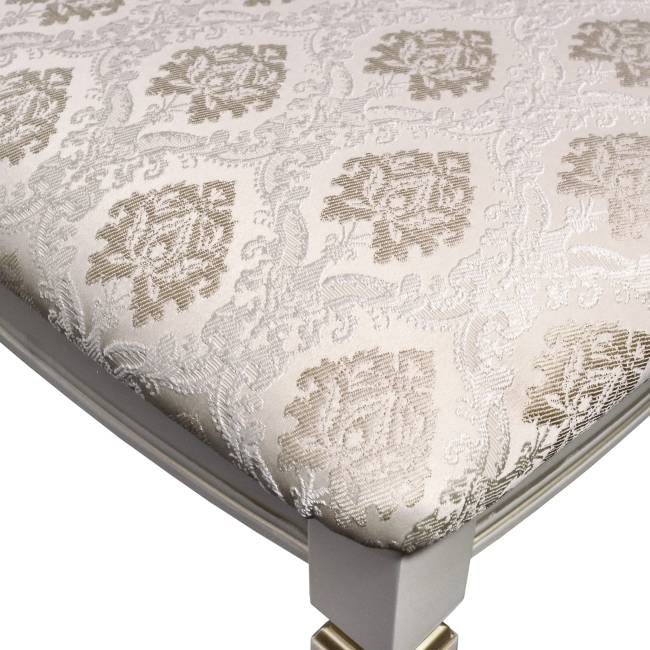 Банкетка Васко В 106Н слоновая кость/золото, Маркус ваниль Банкетка Васко В 106Н слоновая кость/золото, Маркус ваниль