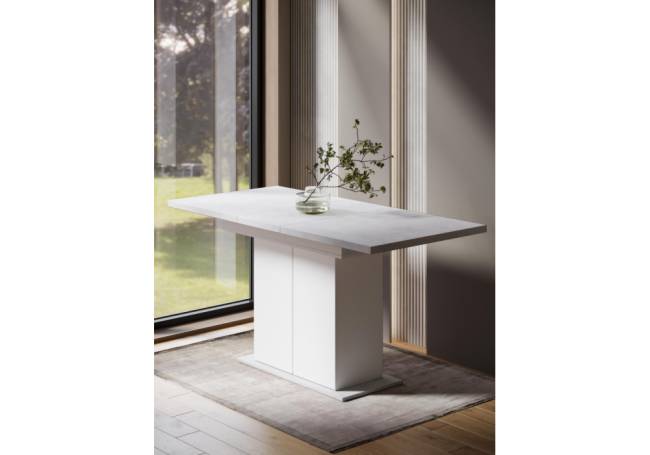 Carla белый / цемент светлый