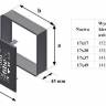 17x30 ABC белая