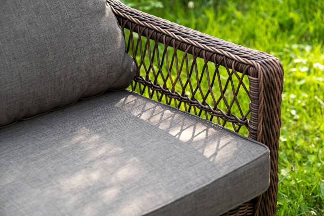 "Гранд Латте" лаунж-зона из искусственного ротанга, цвет коричневый