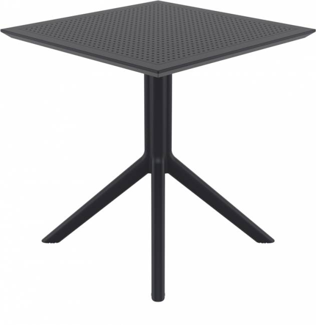 Стол пластиковый Sky Table 70 черный 700х700х740 мм Стол пластиковый Sky Table 70 черный 700х700х740 мм