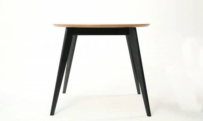 Стол Сканди К 100 чёрное дерево/натур Стол Сканди К 100 чёрное дерево/натур