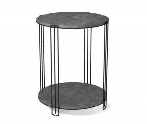 Столик кофейный Sheffilton SHT-CT33 черный муар/мокрый асфальт Столик кофейный Sheffilton SHT-CT33 черный муар/мокрый асфальт