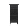 Leset Комод "Мира-5" (Комод 05) Чёрный Leset Комод "Мира-5" (Комод 05) Чёрный
