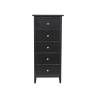 Leset Комод "Мира-5" (Комод 05) Чёрный Leset Комод "Мира-5" (Комод 05) Чёрный