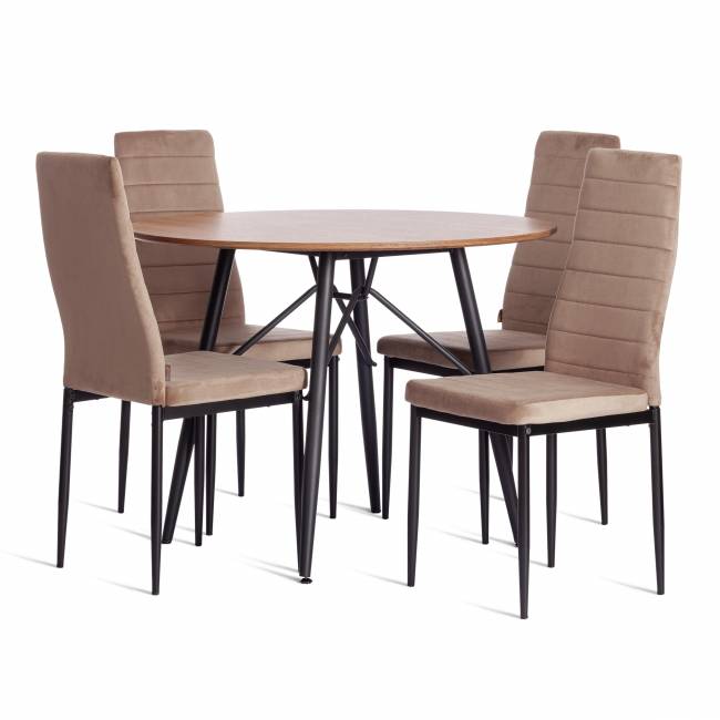 Стул Easy (mod. JSC02-1) / 1 шт. в упаковке металл, флок, 41 х 52 х 96 см, Beige (бежевый) HLR8 / черный бежевый металл, флок Стул Easy (mod. JSC02-1) / 1 шт. в упаковке металл, флок, 41 х 52 х 96 см, Beige (бежевый) HLR8 / черный бежевый металл, флок