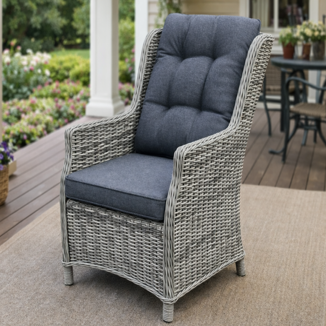 Кресло NICOLE в сером цвете Кресло NICOLE в сером цвете