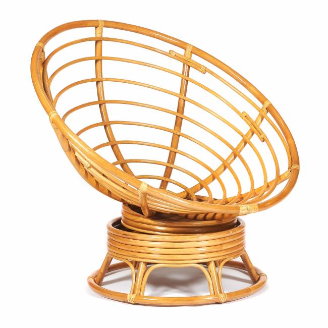 Кресло-качалка PAPASAN/ПАПАСАН w 23/01 B /без подушки/ 115х78х104 см, Honey (мед) Honey (мед)