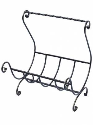 Кованая дровница для мангала и камина