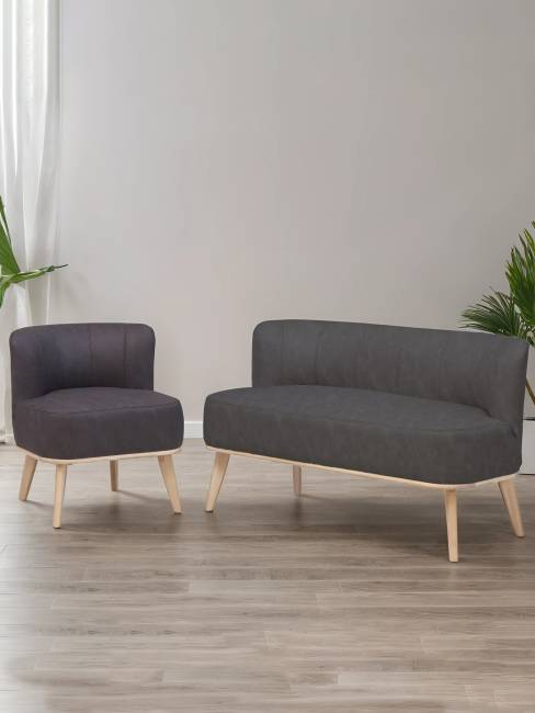 Диван Жирон ткань kiprus 13, каркас лак