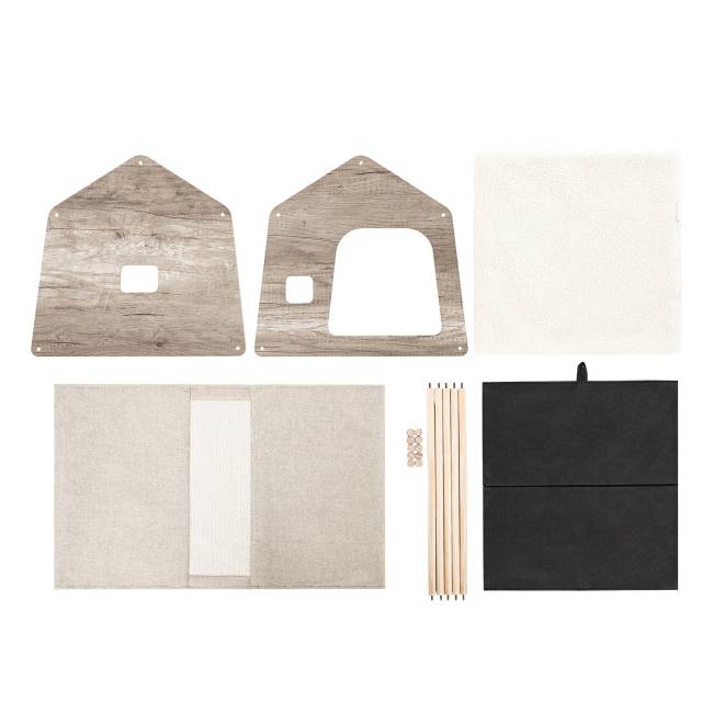 Домик для животных Leset Блисс Платина Бежевый