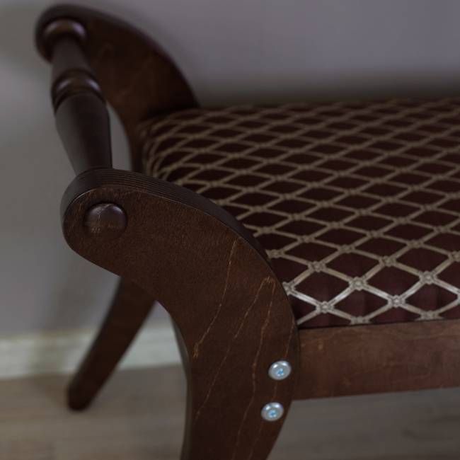 Банкетка Тифани темно-коричневый