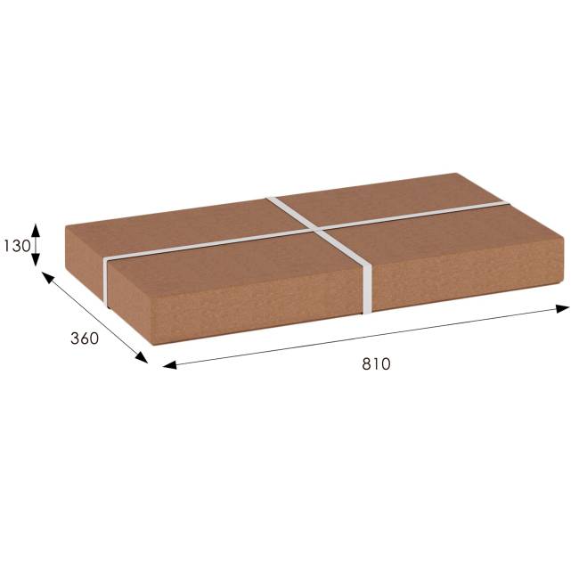 Банкетка Тифани темно-коричневый