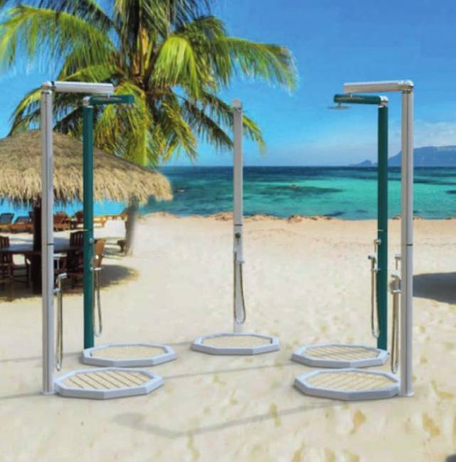 Поддон для уличного душа QP110 Wood белый 800х800х55 мм Поддон для уличного душа QP110 Wood белый 800х800х55 мм