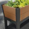 Готовая грядка Дарвин (Darwin elevated Garden Bed) коричневый