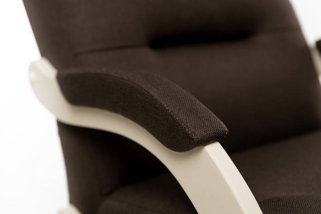 Кресло-качалка Leset Дэми Слоновая кость Malmo 28 (коричневый)